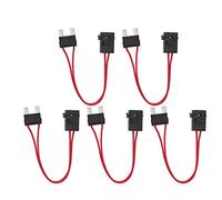 Topiky Mini Connecteur de Porte-fusible de Voiture, Extension de Fil Robuste pour Véhicule ATM 20A 16AWG avec 5 Fusibles, Accessoires de Test de Circuit Automobile (LCA L 29.2mm)