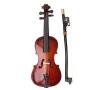 Topiky Mini Modèle de Violoncelle en Bois pour Décoration de Bureau et | Tilleul fabriqué à la main, 4 pouces de haut, boîte-cadeau incluse, art d’étagère de bureau, look réaliste