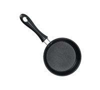 Topiky Mini Poêle à Frire, Poêle à œufs Antiadhésive en Acier Inoxydable avec Long Manche, Compatible avec Table de Cuisson à Induction, Ronde de Petit Déjeuner de 12 Cm pour œufs, Crêpes (BLUE)