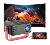 Topiky Mini Projecteur Portable, WiFi 1080P, Projecteur de Film Intelligent pour Chambre à Coucher, Rotation à 360 Degrés, Correction Trapézoïdale 150 ANSI, Mise en Miroir D'écran, pour (EU)