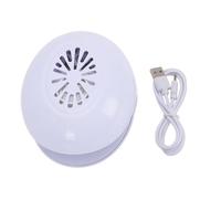 Topiky Mini Sèche-Ongles USB, Sèche-vernis à Ongles Portable 2 en 1 avec Ventilateur et Lumière, lampe à Ordinaire pour Voyage, Maison