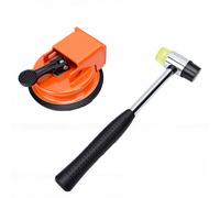 Topiky Outil de Fixation D'écart de Sol Robuste pour les Propriétaires avec Maillet en Caoutchouc et Ventouse pour la Réparation du Sol