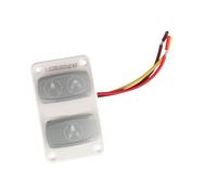 Topiky Panneau D'Interrupteur de Toilette Marin, 12V 24V Interrupteur à | Commutateur de panneau de commande de toilette de camping-car avec réglage du niveau d\'eau, interrupteur à bascule de