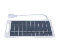 Topiky Panneau Solaire USB Portable en Silicium Monocristallin, pour Charge Rapide des Appareils D'extérieur, adapté au Camping et à la Randonnée