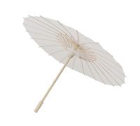 Topiky Parasol en Papier pour Enfants, Parapluie en Papier Blanc de Style Chinois, Parapluie en Os en Bois Massif, Décoration Artistique pour Accessoires de Plage et de Photographie, Parasol pour