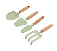 Topiky Pelles de Jardin pour Enfants, Ensemble de Râteaux à Main, Outils Colorés et Robustes de 7 Pouces pour Le Jardinage et Le Plaisir de la Plage, 4 Pièces (Green)