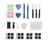 Topiky Pieds en Plastique pour Ordinateur Portable, Pieds de Boîtier Inférieur de Remplacement avec Outils D'installation Antidérapants, pour Ordinateur Portable OS