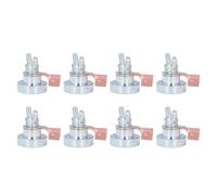 Topiky Pince de Mise à la Terre de Soudage Efficace 8 Pièces pour des Projets de Soudage Pratiques, Dispositif de Mise à la Terre de Magnétique pour Soudeurs et Fabrication de Métaux, Acier (Grande