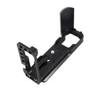 Topiky Plaque en L à Dégagement Rapide, Plaque de Prise de Vue Verticale Extensible pour EM5 Mark III, à Dégagement Rapide en Alliage d'aluminium avec Trou de Vis de 1/4 Pouce (Black)