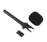 Topiky Poignée de Microphone, Porte-Micro Ergonomique sans Fil de Véhicule de Lave avec éponge de Bruit pour Micro MIC 1 2 Micro Mini Hollyland Lark M1 Pince sur les Microphones