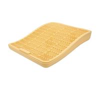 Topiky Rampe D'étape de Bac à Litière de Chat de Double Couche Empêchant la Conception Augmentée de Désordre pour Le Plastique de Zone Plus Propre (Yellow)