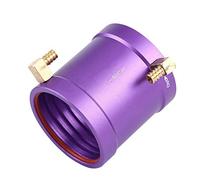 Topiky RC Boat Cooling Jacket, M5 Water Jacket, 40mm, Violet, 4074/4082 RC Boat Motor, Easy Install, Metal, Unisex, 6+