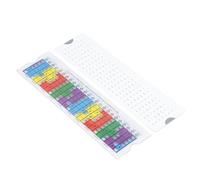 Topiky Règle Coulissante Pentatonique pour Guitare, Plastique Multicolore