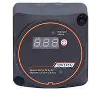 Topiky Relais Isolateur Double Batterie 12V 140A, étanche | Relais de Charge divisé à affichage numérique, sensible à la tension, pour voiture bateau RV Marine