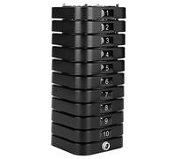 Topiky Restaurant Pager System, Système D'appels sans Fil 1 * émetteur + Récepteur 10 * Récepteur pour Restaurant Clinic Church Cafe Shop (Réglementation européenne (Tension 100-240v))