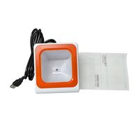 Topiky Scanner de Codes-Barres de Bureau, Capteur CMOS, Boîte de Numérisation de Codes de Paiement Mobiles, Scanner de -Barres QR avec Invite Vocale, Lecteur de à Grande Fenêtre pour Magasin de