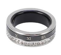 Topiky Smart Ring Fitness Tracker, Construction en Acier Inoxydable, Moniteur de santé Bluetooth, étanche IP68 et Résistant à la Pluie, Compteur de Pas, Moniteur d'activité avec é (#10)