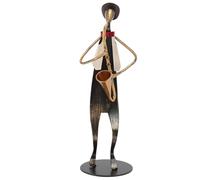 Topiky Statue de Joueur de Saxophone, Sculpture Moderne, Décoration D'intérieur, Décoration Musicale, Statue de Saxophone, Statues de Musicien, Joueur D'instrument de Musique, Bons
