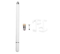 Topiky Stylet et Montage, Stylet à Double Pointe avec Conseils de Disque en Filet pour Calendrier de 15 Pouces, 2 Conseils de Remplacement de Rechange, Support de en Plastique (White)