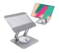 Topiky Support de Tablette Pivotant Rotatif à 360 °, Support de Tablette Réglable Multi-Angle, de Pince de Universel pour Toutes Les Tablettes de 13 Pouces et Moins,