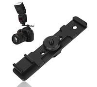 Topiky Support Flash et Griffe pour Appareil Photo SLR/DSLR - Tige d'extension de Griffe Porte-Accessoire Double et de première qualité pour Les lumières de Support de Montage pour