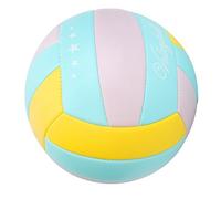 Topiky Taille 5 Volley-Ball D'Entraînement Souple Haute Élasticité PVC pour | Volley-ball léger avec vessie en caoutchouc, résistant aux rayures, pour la salle de sport en piscine et les jeux de plage