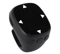 Topiky Télécommande Bluetooth du Bout des Doigts, Tourne-Page D'application Vidéo sans Fil, Connexion Longue Distance de 32,8 Pieds, Contrôleur de Bague de Défilement pour Télépho (Black)