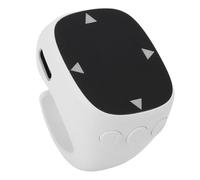 Topiky Télécommande Bluetooth du Bout des Doigts, Tourne-Page D'application Vidéo sans Fil, Connexion Longue Distance de 32,8 Pieds, Contrôleur de Bague de Défilement pour Télépho (White)