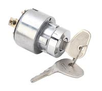 Topiky Tractor Ignition Switch 66021 55140, Aluminum Alloy with 2 Keys | Remplacement pour M4030 M4700, interrupteur de démarrage de tracteur avec 35260 31852
