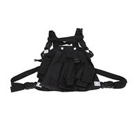 Topiky Universal Radio Poitrine Harnais Sac, Bretelle Ajustable | Poche poitrine pour talkie-walkie avec antenne verticale, compatible avec GP340, CP040, BF UV5R, pour le travail, la