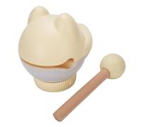 Topiky Veilleuse Chat Porte-bonheur, Lampe Rechargeable Mignonne, Trois Niveaux de luminosité pour la Décoration de la Chambre à Coucher (YELLOW)