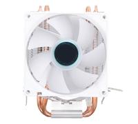 Topiky Ventilateur de Refroidissement de Processeur, Refroidisseur d'air de Processeur à Roulement Hydraulique 3 Broches 12 V avec 2 Caloducs, Refroidisseur de Processeur à Faible Bruit
