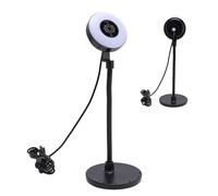 Topiky Webcam 5MP avec Lumière de Remplissage intégré au, Webcam USB UHD avec Canne de Mise au Point Automatique AF Touch Focus, Appareil Photo PC pour Zoom, équipes, Réunion