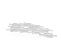 TOPINCN 10 Pcs Vannes Uniques, en Matériau Durable, Facile à Installer, Protection Efficace pour Les Pompes à Air D'aquarium, Adaptées aux Porte-Poissons (Blanc Transparent)