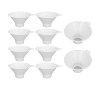 TOPINCN 10pcs Calculi Casclor, Plastic Mesh Toilet Reiny Stone Collector Entonnoir pour L'analyse de L'urine, pour Les Tests D'analyse des Maisons et des Installations, Repotage Facile