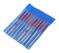 TOPINCN 10pcs Diamond Needle File Set Mini Fine Diamond Files for Metal Glass Jewelry Multifonctional File Tools for Jewelers Crafts Hobbies