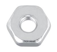 TOPINCN 10Pcs en Acier Inoxydable Guides Bar Pignon Couverture Hex Noix Remplacement Tronçonneuse Pièces Accessoires Fit pour Tronçonneuse 8mm Écrou