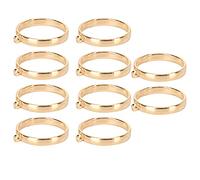 TOPINCN 10pcs Pendentif à Cadre Ouvert Rond, Charme de Cercle Creux, Pendentif Pelse Accessoires pour Boucles D'oreilles de Bricolage Colliers de Fabrication de Bijoux (KC or)