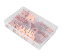 TOPINCN 110 Pièces Anneaux D'extraction de Débosselage de Haute qualité pour Ensemble D'outils de Réparation de Soudage de Carrosserie de Voiture, OT Rond pour la Réparation de Soudage de Tôle