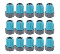 TOPINCN 15pcs Connecteurs D'écrous Verrouillés de Tube D'irrigation, Connecteurs de Tuyau en PE de 16 Mm Raccords D'irrigation Durables Raccords de Connecteur Adaptateur de Tuyau D'arrosage