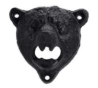 TOPINCN 1PC Ours en Forme D'ours Ouvreur de Bouteilles, Déménageur de Couvercle de Bière en Fonte, Ouvre-mors à Dents Grizzly, Extracteur de Bouchon de Bouteille de Soda pour le