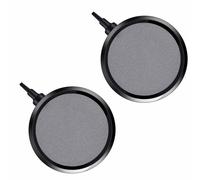 TOPINCN 2 Paquets de Disques de Pierre à Air, Diffuseur de Bulles D'aérateur, Accessoires de Pompe à Air pour Aquarium Hydroponique, Seaux D'aquarium, étangs, Diffuseur D'oxygène Rond,