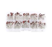 TOPINCN 200pcs Ensemble LED Diodes Ampoules Lampe De Assortiment De Diodes Alternateurs Générateurs Electronique 1N4728~1N4737 avec Boîte De Rangement