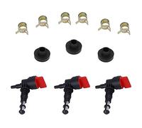 TOPINCN 3 Jeux de Pièces de Rechange de Kit de Bague D'œillet de Réservoir de Carburant D'œillet de Valve D'arrêt de Carburant, Matière Plastique pour Tondeuse à Gazon 192980GS 78299GS