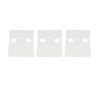 TOPINCN 3 Pcs Petites Caméras de sécurité étagère Murale, Plateau de Caméra Mural, Ensemble de Plate-Forme Flottante, Support Mural avec 6 Clips de Câble et Cassettes Adhésives de 10 Pc (Clair)