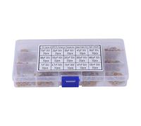 TOPINCN 450 pcs Condensateur Céramique Assortiment de Condensateurs 15 Valeur 10pF 100nF Assortis Multicouches avec Boîtier Basse Consommation