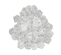 TOPINCN 50pcs Mignon Verre Transparent Dessin animé Patte de Chat en Forme de Carte D'affichage de Couleur D'ongle pour la Pratique du Nail Art Bricolage, Comparaison de Vernis Gel pour Artiste
