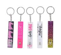 TOPINCN 5pcs Carte de Crédit Grabber pour Ongles Longs Trousseau, Longue Carte à Ongles Grabber Carte de Débit Grabber pour Les Femmes Filles, Multi-usages Acrylique Longue Carte à