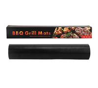 TOPINCN 5pcs Tapis de Barbecue Extérieurs, Coussinets de Cuisson aux Grillades, Revêtements de Feuille de Cuisson Non Bâton, Accessoires de Grill Réutilisables pour la Cuisine de