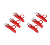 TOPINCN 6 Pièces Ciseaux à Coudre Coupe-Fil Petits Ciseaux à Fil de Tissu Fournitures de Couture en Acier Inoxydable Coupe Facile Lissage pour la Plupart des Scénarios Petits Ciseaux à